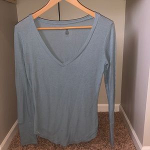 Aqua fitted long sleeve